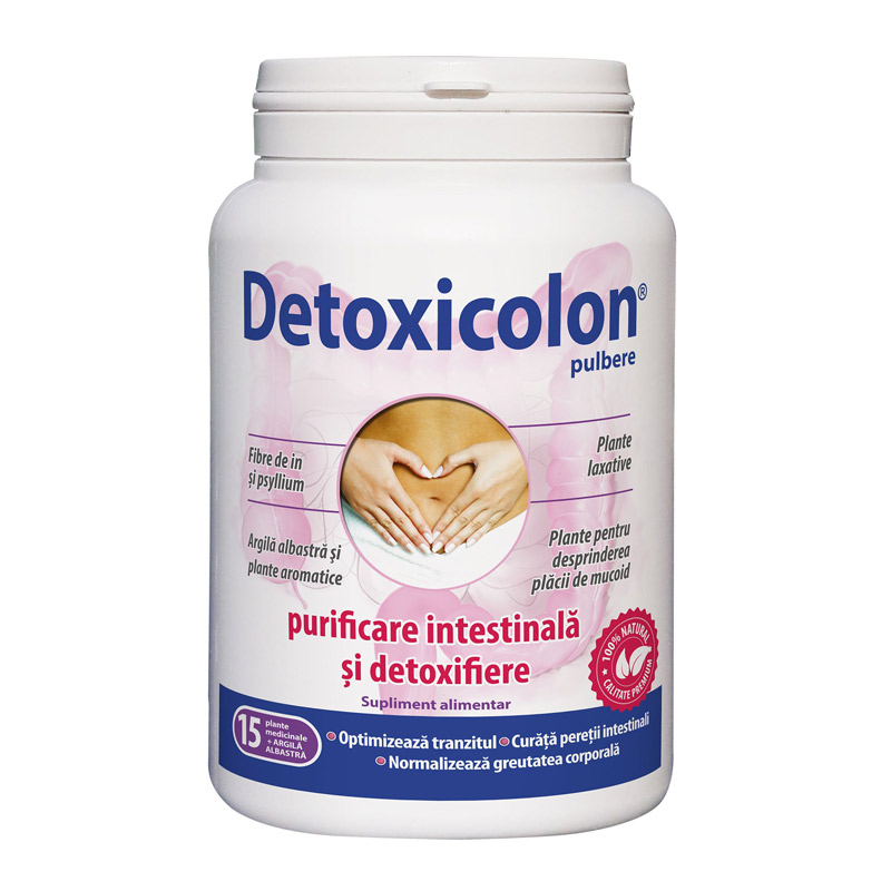 Detoxicolon pulbere, 450 g, Dacia Plant