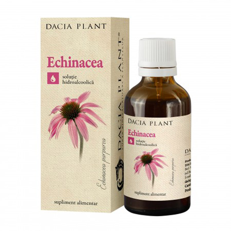 Extract de echinacea hidroalcoolic, 50 ml, Dacia Plant