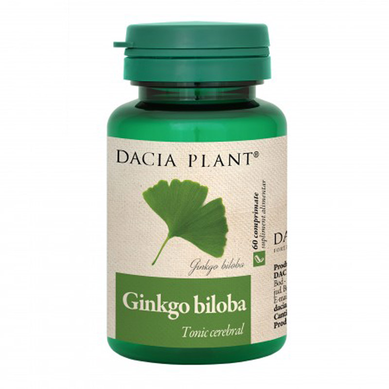 Ginkgo Biloba, 60 cpr, Dacia Plant