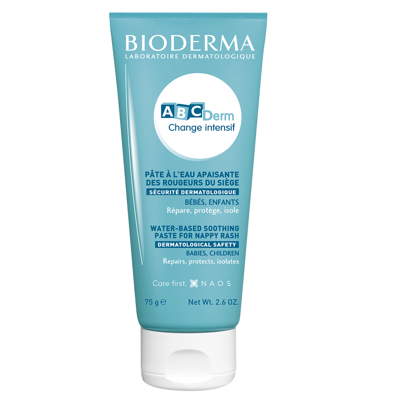 Crema cu efect reparator pentru iritatia de scutec ABCDerm Change Intensiv, 75 ml, Bioderma