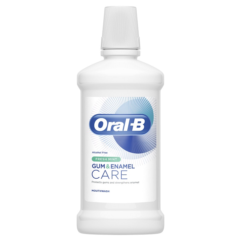 Apă de gură Gum & Enamel Fresh Mint, 500 ml, Oral B : BebeTei