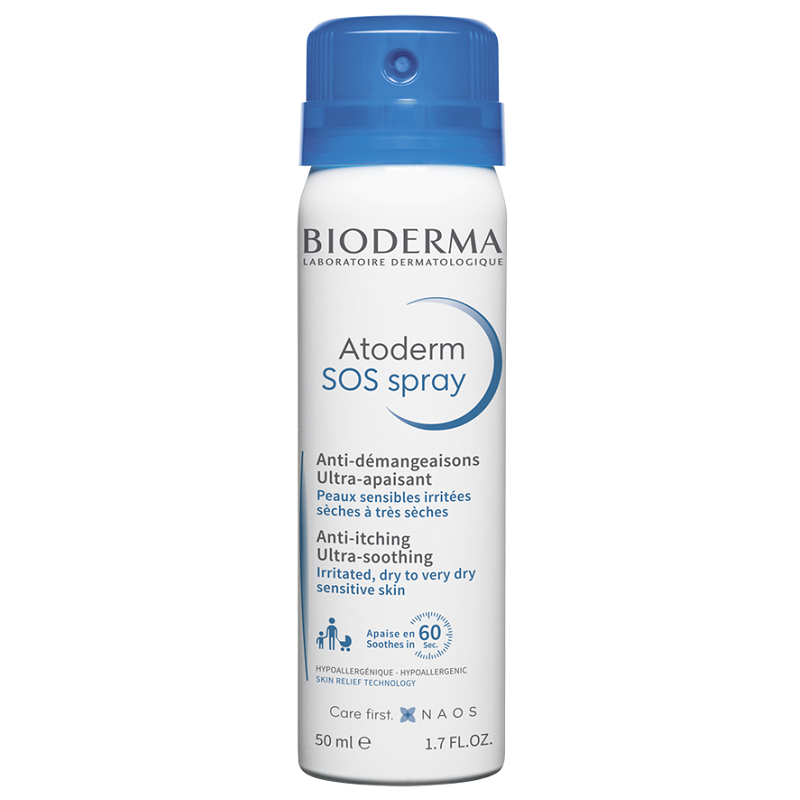 Spray anti- mancarime cu efect calmant, Atoderm SOS, 50ml, Bioderma