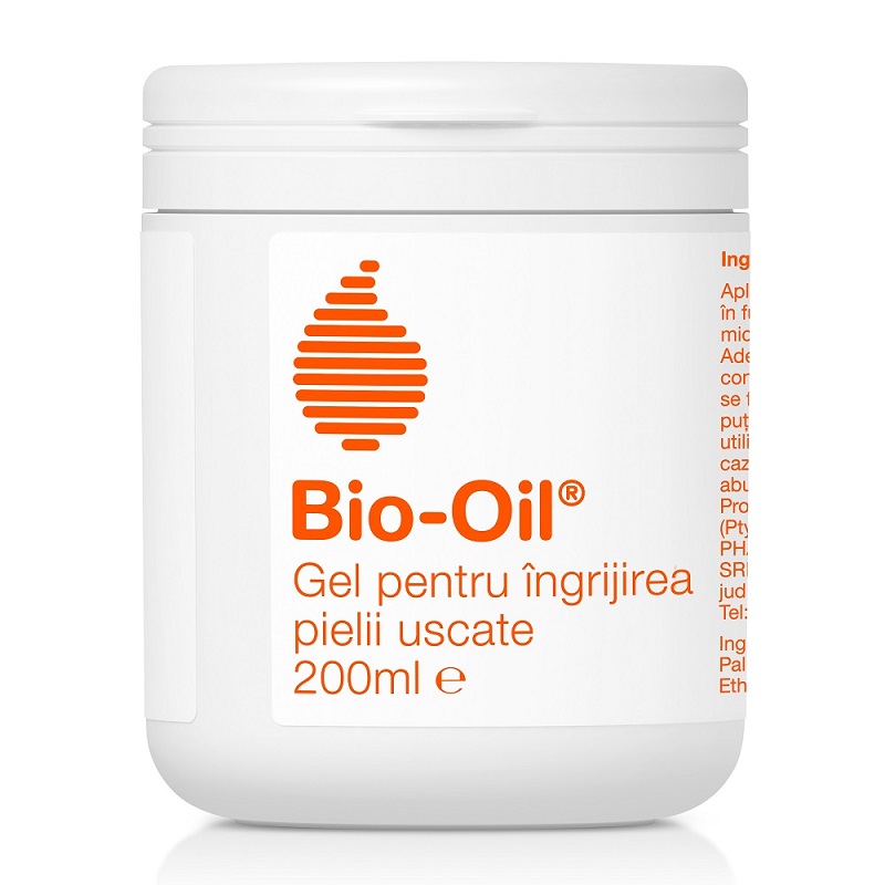 Gel pentru ingrijirea pielii uscate, 200 ml, Bio Oil