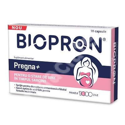 Biopron Pregna+, 10 capsule, Walmark