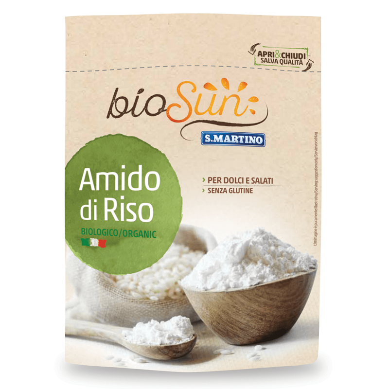 Amidon Bio din orez fara gluten Biosun, 120 g