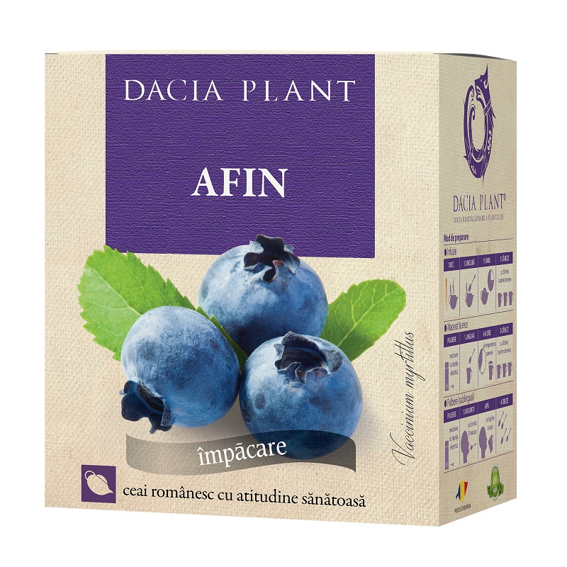 Ceai de Afin, 50 g, Dacia Plant