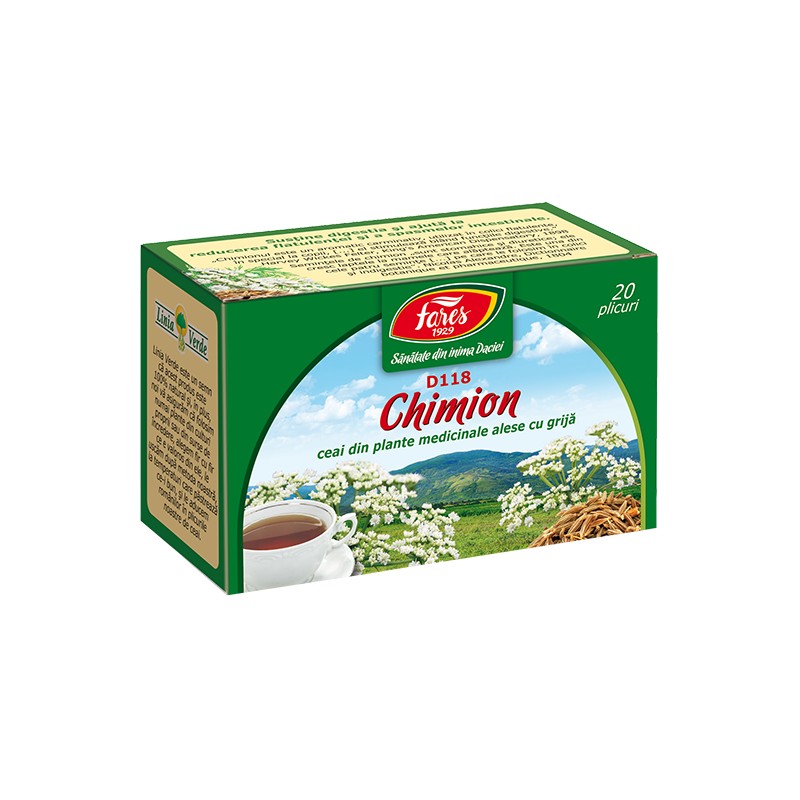 Ceai fructe de Chimion, 20 plicuri, Fares