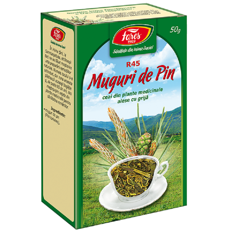 Ceai muguri de pin, 50 g, Fares