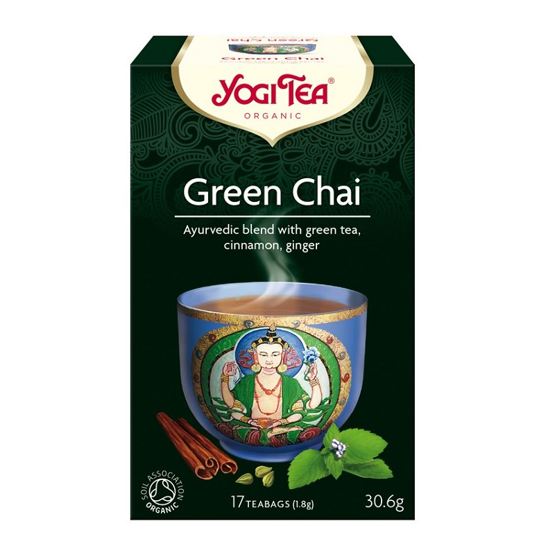 Ceai verde, 17 plicuri, Yogi Tea