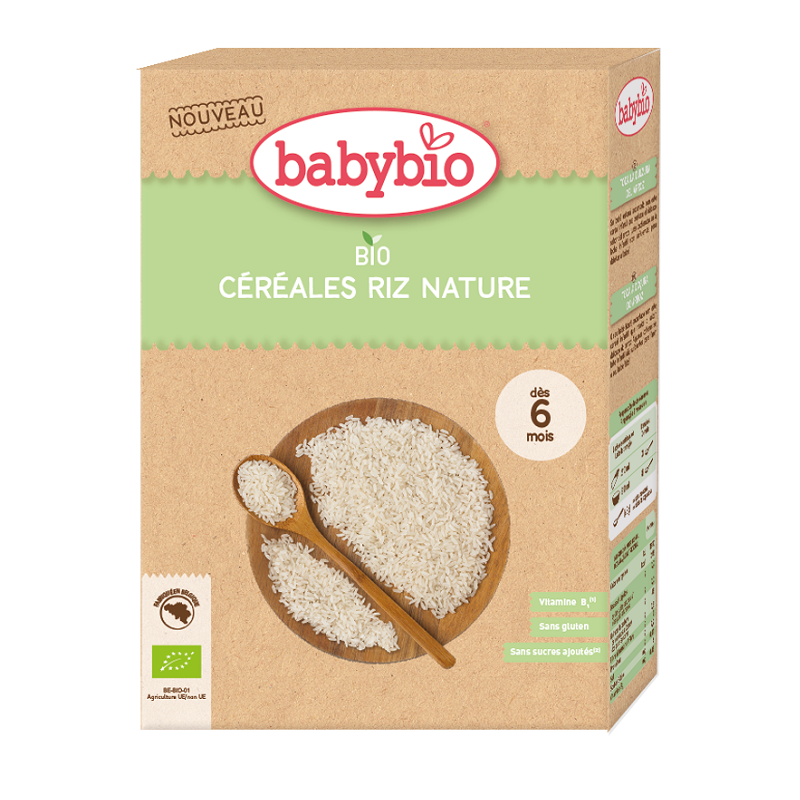 Cereale Eco de orez natural, 200 gr, Babybio