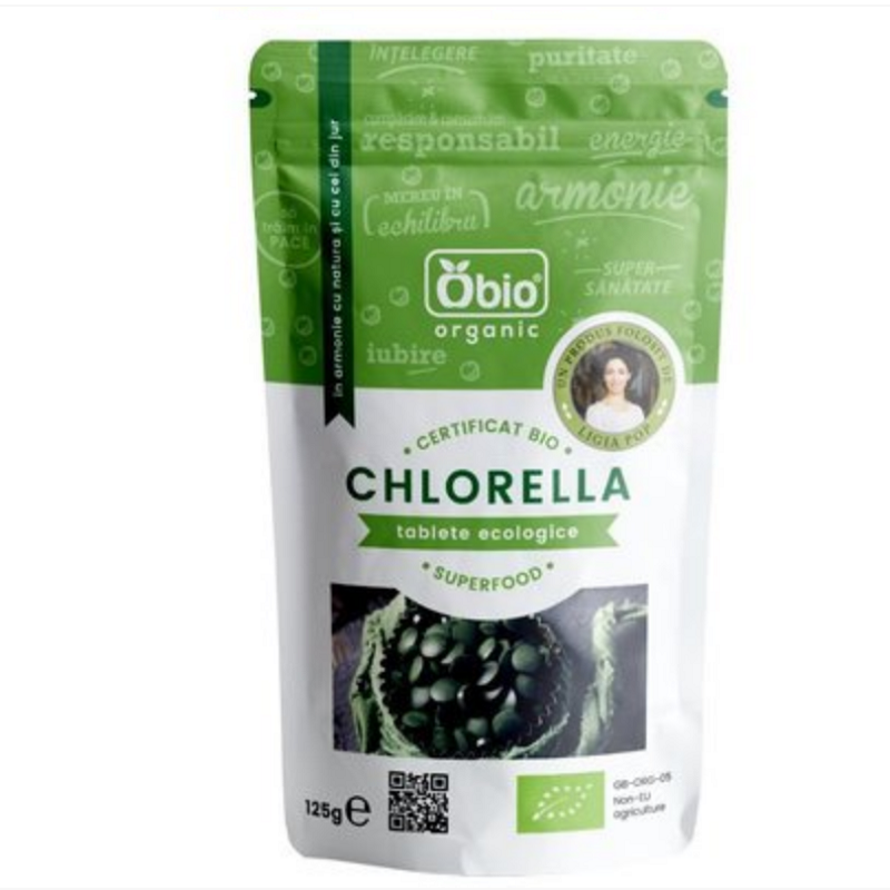 Chlorella Eco Tablete, 250 capsule, 125 gr, Obio