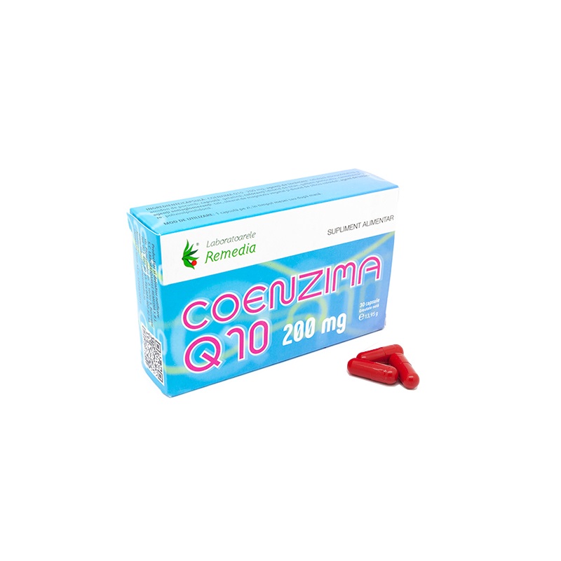 Coenzima Q10, 200 mg, 30 capsule, Remedia