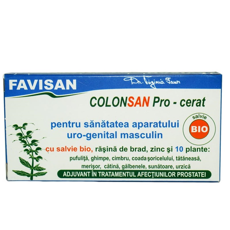 Colonsan Pro cerat cu 10 plante, 10 supozitoare, Favisan