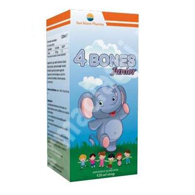 4 Bones Junior Sirop, 120 ml, Sun Wave Pharma