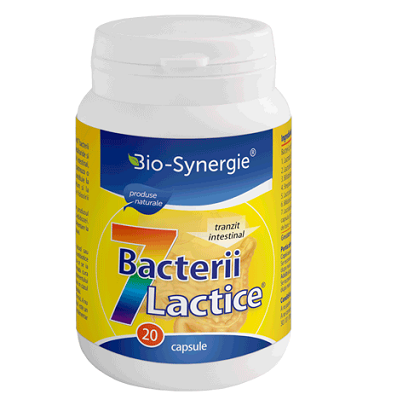 7 bacterii lactice Bio-Synergie, 20 cps, Lab Le Beau