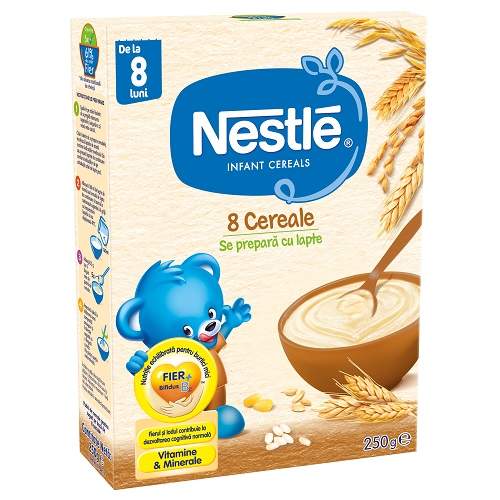 8 Cereale 8 Luni 250 G Nestle Bebe Tei