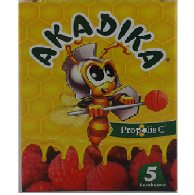 Acadele cu propolis, miere și vitamina C Akadika, 10 bucă : Farmacia Tei online