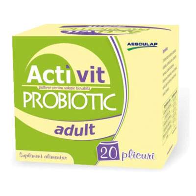 Activit Probiotic adult, 20 plicuri, Aesculap