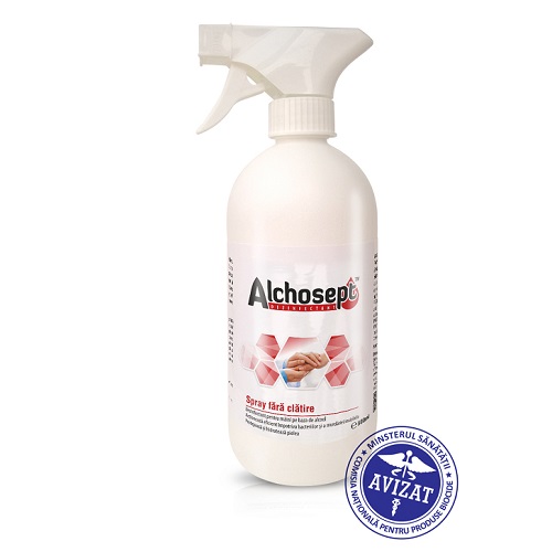 Alchosept dezinfectant fara clatire, 500 ml, Klintensiv