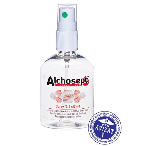 Alchosept dezinfectant fara clatire, 80 ml, Klintensiv