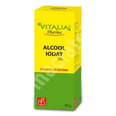 Alcool Iodat 2%, 40 g, Vitalia