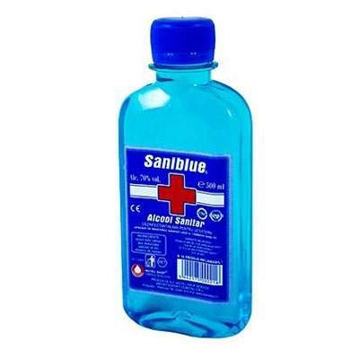 Alcool sanitar 70%, 200 ml, Saniblue