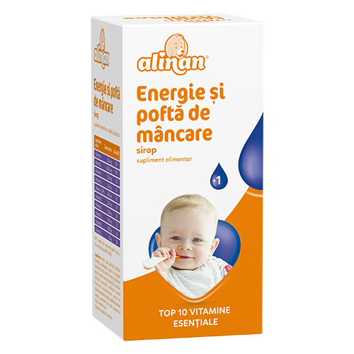 Alinan sirop Pofta de Mancare, 1an, 150 ml, Fiterman Pharma