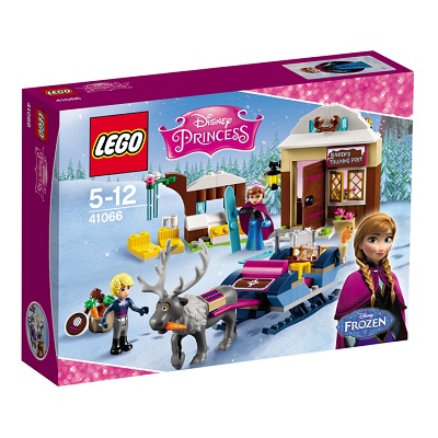 Anna si Kristoff si aventura lor cu sania Lego Disney, +5 ani, 41066, Lego