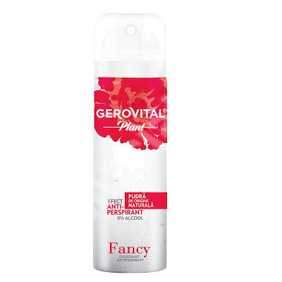 Antiperspirant deodorant, Fancy Gerovital Plant, 150ml, Farmec