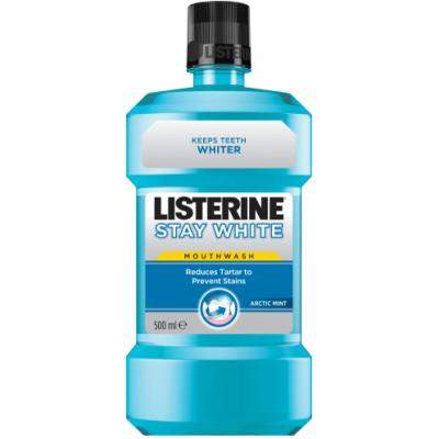 Apa de gura Listerine Stay White, 500 ml, Johnson&Johnson