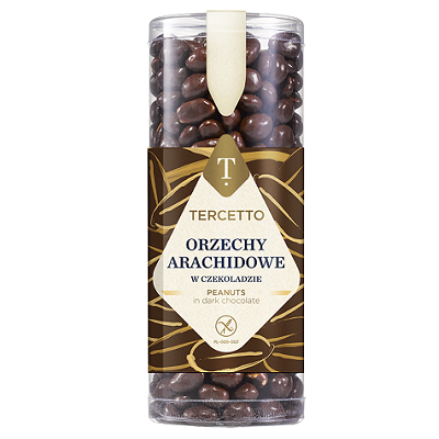 Arahide in ciocolata fara gluten, 280 g, Tercetto