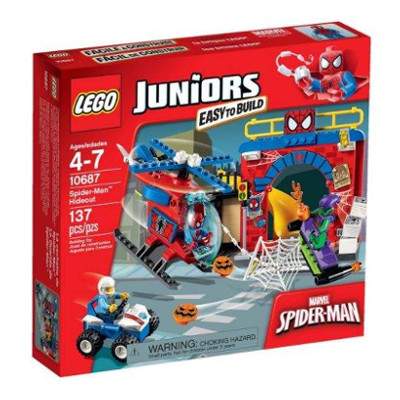 Ascunzisul lui Spider-Man Juniors, 4-7 ani, L10687, Lego