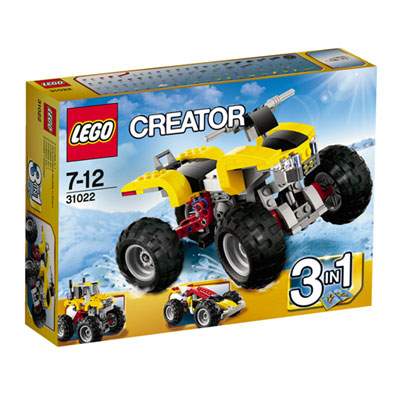 ATV Turbo 3in1 Creator, 7-12 ani,  L31022, Lego