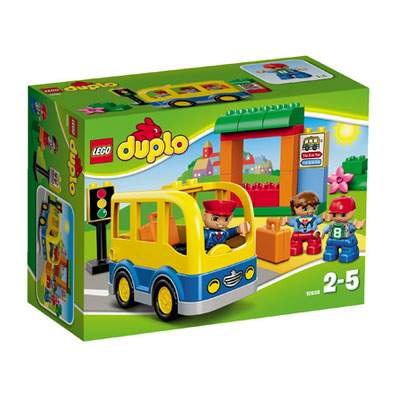 Autobuz de scoala Duplo, 2-5 ani, L10528, Lego