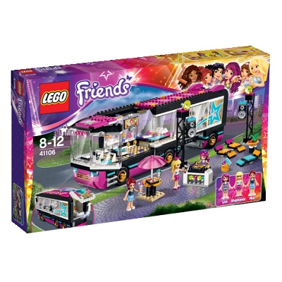 Autobuzul de turneu al vedetei pop, 8-12 ani, L41106, Lego Friends