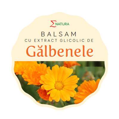 Balsam cu extract glicolic de galbenele, 50 ml, Enatura