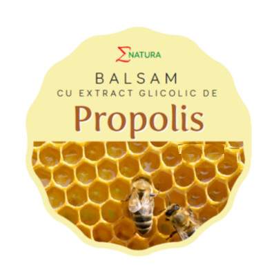 Balsam cu extract glicolic de propolis, 50 ml, Enatura