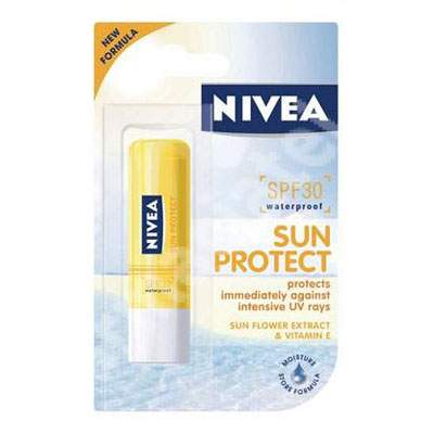 Balsam de buze Sun Protect SPF 30, 4.8 g, Nivea
