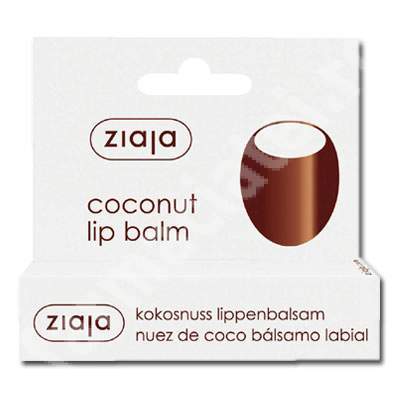 Balsam pentru buze cu nuca de cocos, 10 ml, Ziaja