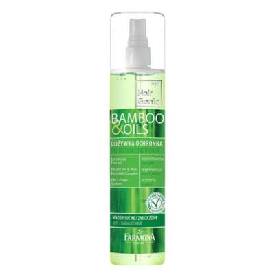 Balsam-spray pentru par protector Bamboo&Oils Hair Genic, 200 ml, Farmona