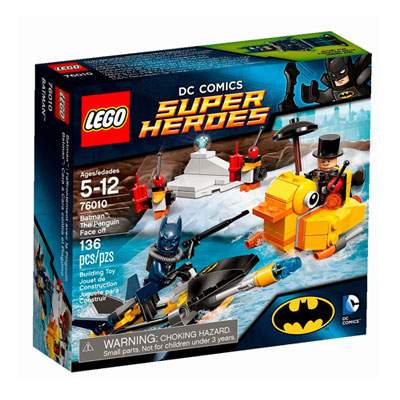 Batman confruntarea pinguinului Super Herdes, 5-12 ani, L76010, Lego