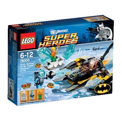 Batman contra Freeze si Aquaman Super Heroes, 6-12 ani,  L76000, Lego