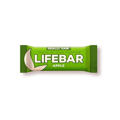 Baton Raw cu mere Bio, 47 g, Lifebar