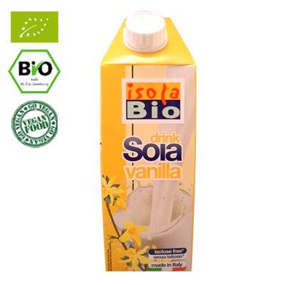 Bautura vegetala din soia cu vanilie Isola Bio, 750 ml, AbaFoods