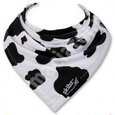 Baveta Black&White Cow, SK601, Skibz