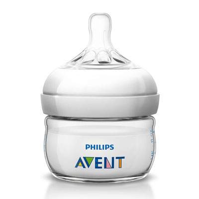 Biberon PP pentru nou-nascuti tetina moale Natural, 0-6 luni, 60 ml, SCF699/17, Philips Avent