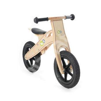 Bicicleta de lemn fara pedale Rinner Deluxe natur, +3 ani, Kinderkraft