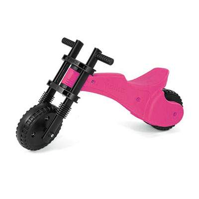 Bicicleta fara pedale roz, 2-4 ani, 003, Ybike