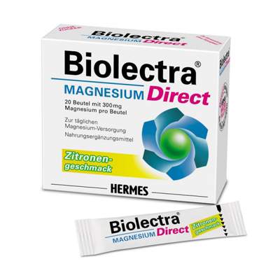 Biolectra Magnesium Direct 300mg, 20 plicuri, Hermes Arzneimittel