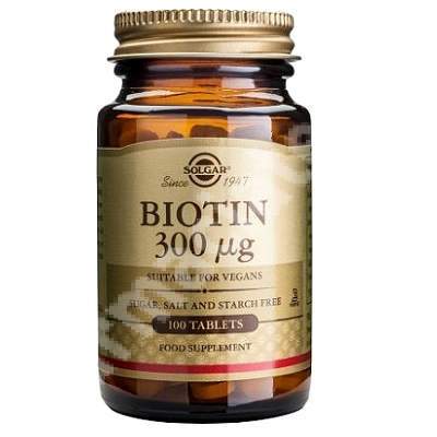 Biotina, 100 tablete, Solgar